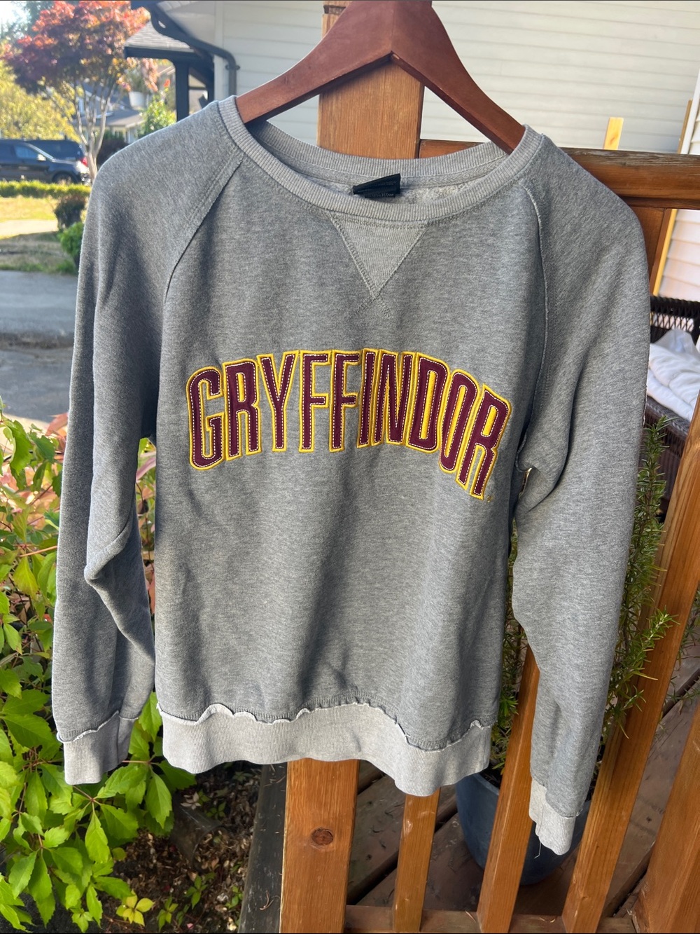 Gryffindor Grey Crewneck Sweatshirt - Official Collegiate Style